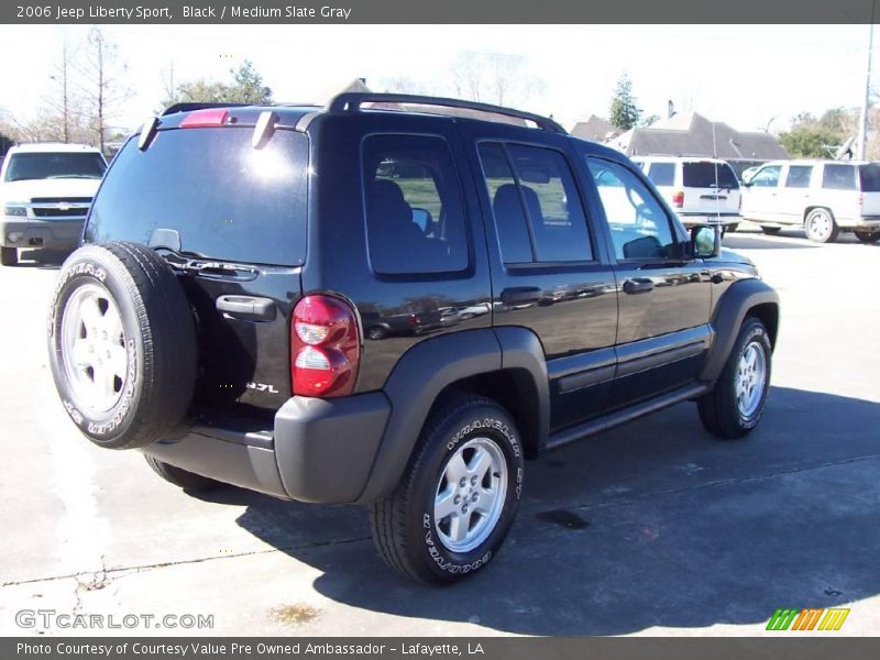 Black / Medium Slate Gray 2006 Jeep Liberty Sport