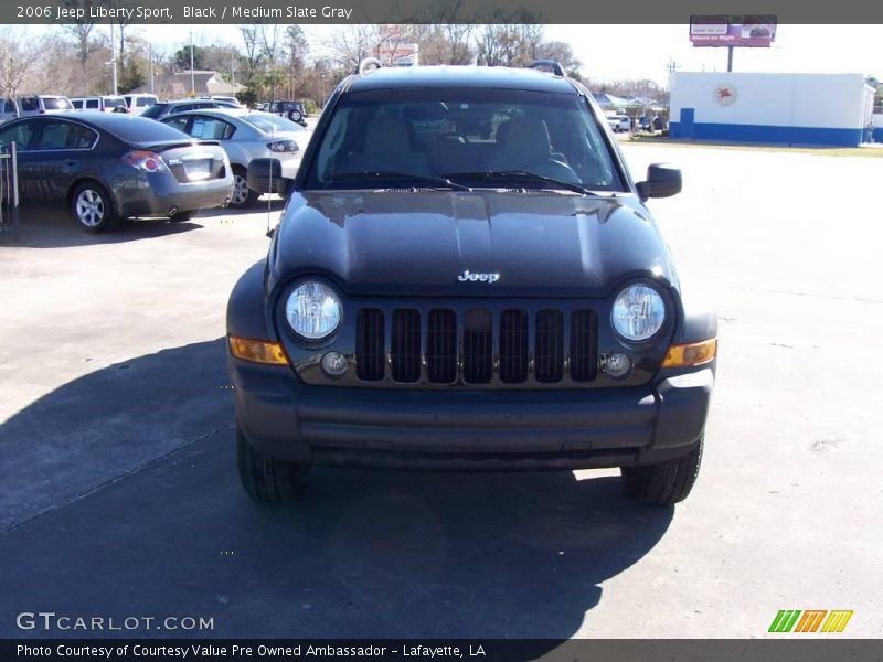 Black / Medium Slate Gray 2006 Jeep Liberty Sport