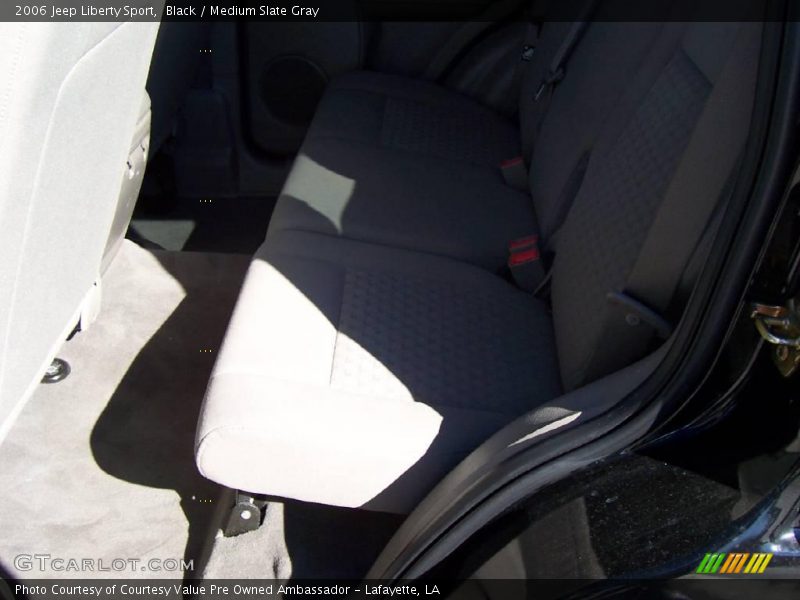 Black / Medium Slate Gray 2006 Jeep Liberty Sport