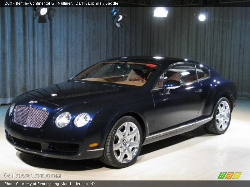 Dark Sapphire / Saddle 2007 Bentley Continental GT Mulliner