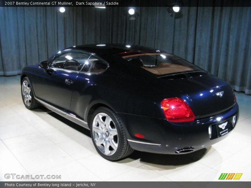 Dark Sapphire / Saddle 2007 Bentley Continental GT Mulliner