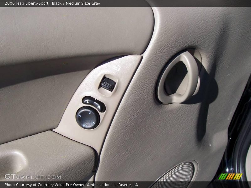 Black / Medium Slate Gray 2006 Jeep Liberty Sport