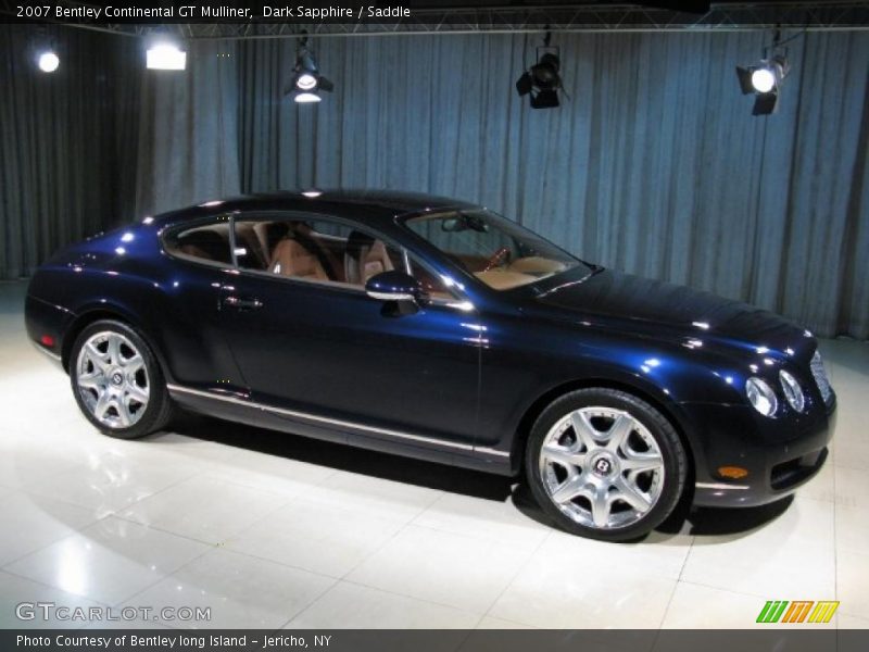 Dark Sapphire / Saddle 2007 Bentley Continental GT Mulliner