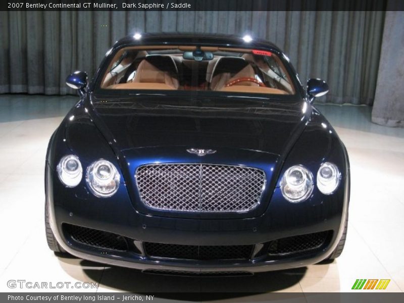 Dark Sapphire / Saddle 2007 Bentley Continental GT Mulliner