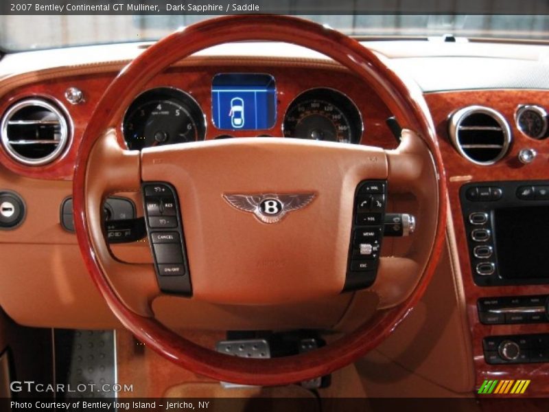 Dark Sapphire / Saddle 2007 Bentley Continental GT Mulliner