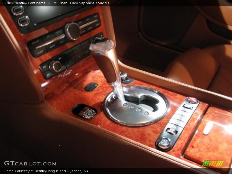 Dark Sapphire / Saddle 2007 Bentley Continental GT Mulliner