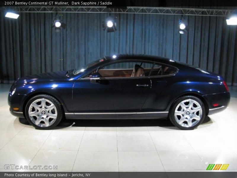 Dark Sapphire / Saddle 2007 Bentley Continental GT Mulliner
