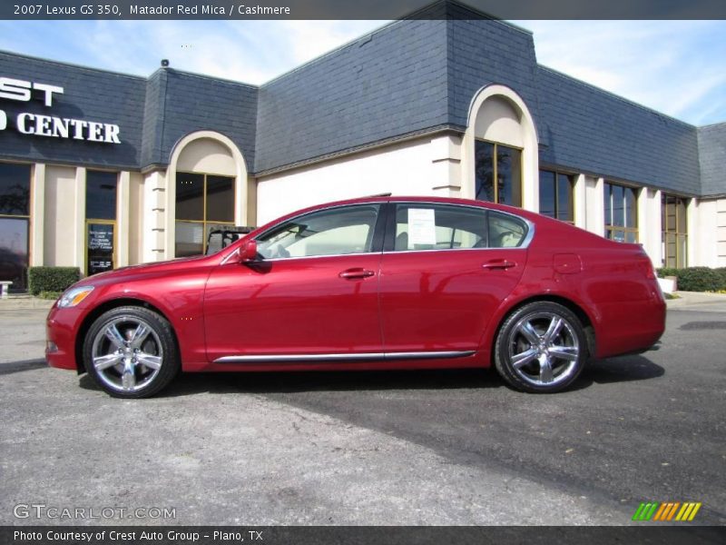Matador Red Mica / Cashmere 2007 Lexus GS 350