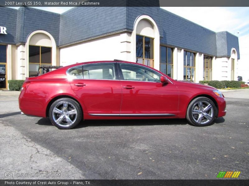 Matador Red Mica / Cashmere 2007 Lexus GS 350