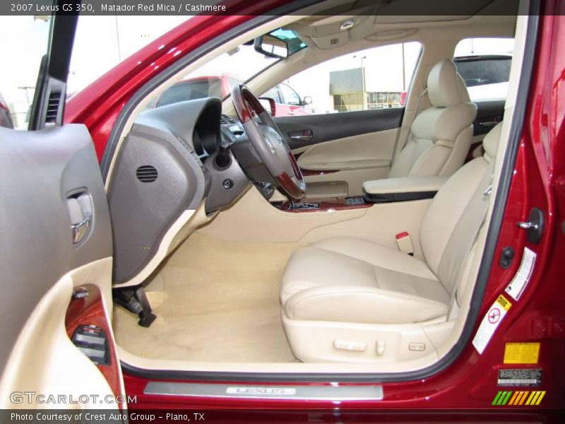 Matador Red Mica / Cashmere 2007 Lexus GS 350