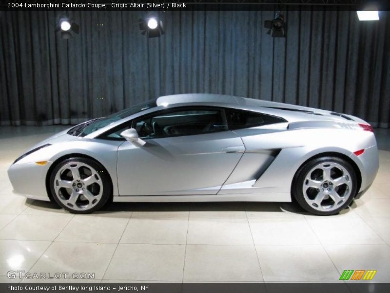 Grigio Altair (Silver) / Black 2004 Lamborghini Gallardo Coupe