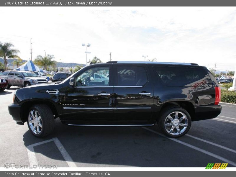 Black Raven / Ebony/Ebony 2007 Cadillac Escalade ESV AWD