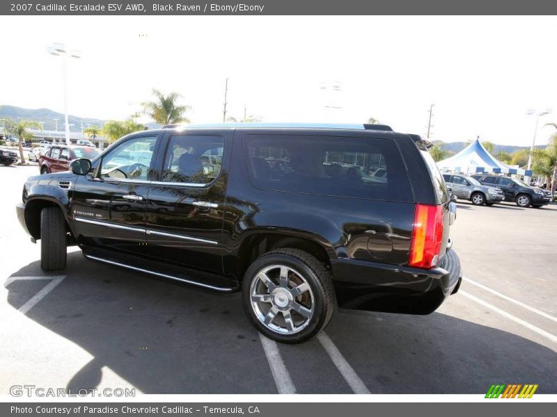 Black Raven / Ebony/Ebony 2007 Cadillac Escalade ESV AWD