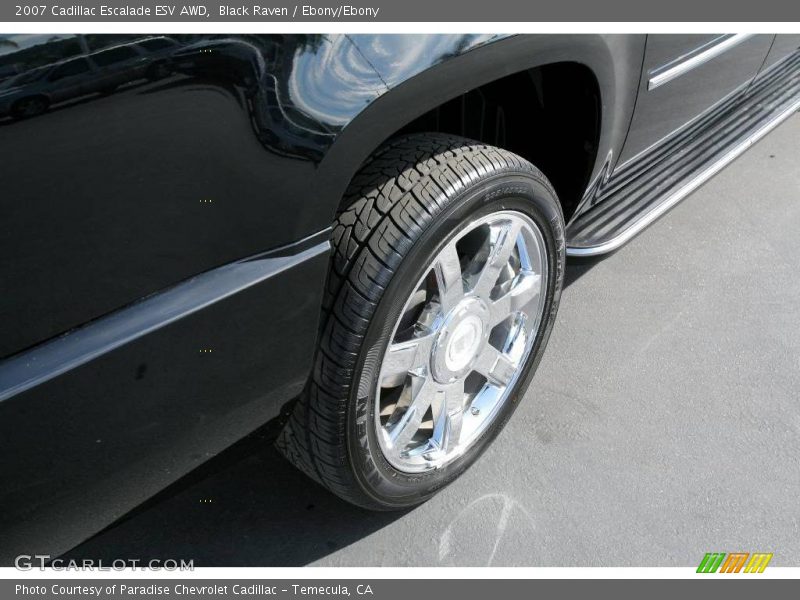 Black Raven / Ebony/Ebony 2007 Cadillac Escalade ESV AWD