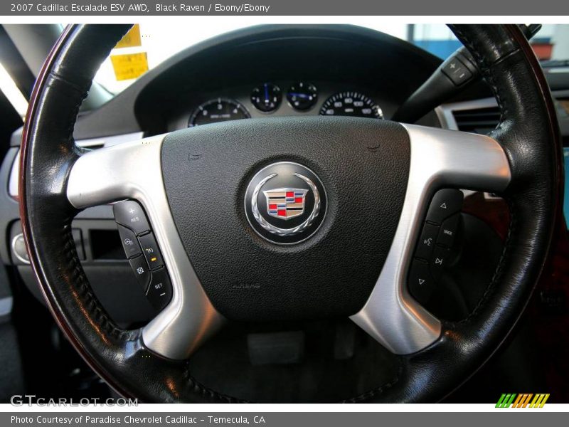 Black Raven / Ebony/Ebony 2007 Cadillac Escalade ESV AWD