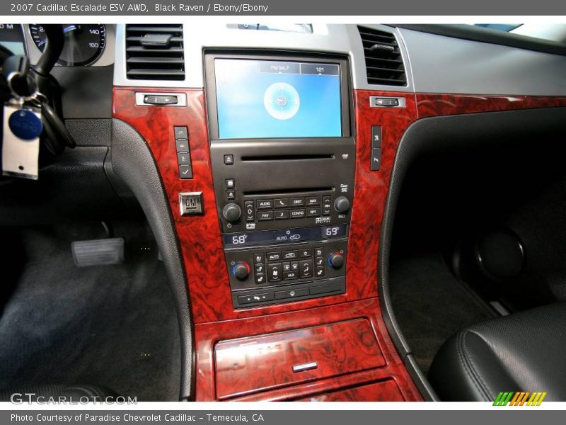 Black Raven / Ebony/Ebony 2007 Cadillac Escalade ESV AWD