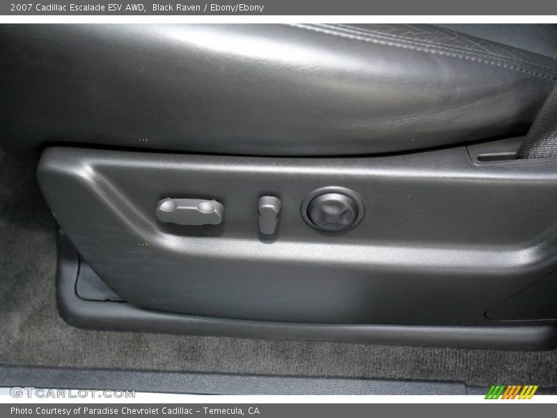 Black Raven / Ebony/Ebony 2007 Cadillac Escalade ESV AWD