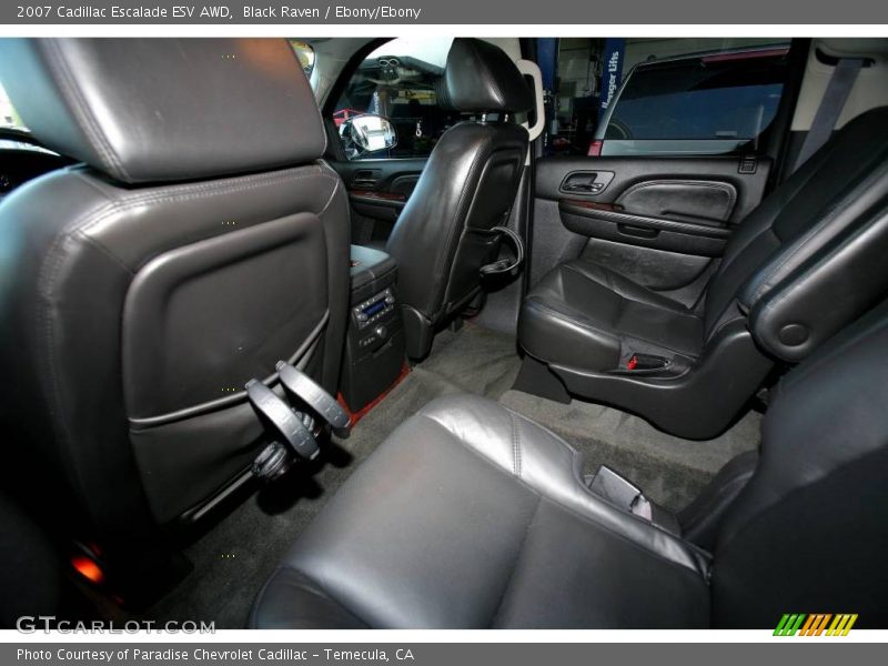 Black Raven / Ebony/Ebony 2007 Cadillac Escalade ESV AWD