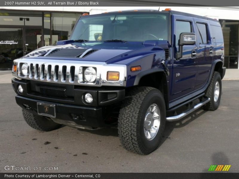 All Terrain Blue / Ebony Black 2007 Hummer H2 SUV