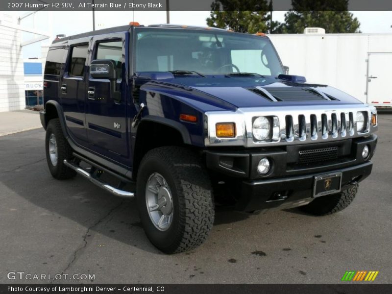 All Terrain Blue / Ebony Black 2007 Hummer H2 SUV