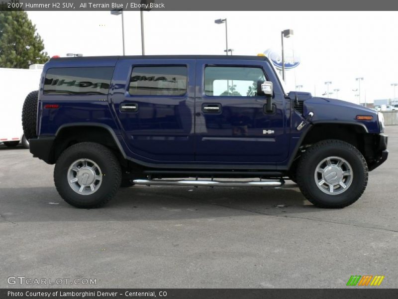 All Terrain Blue / Ebony Black 2007 Hummer H2 SUV
