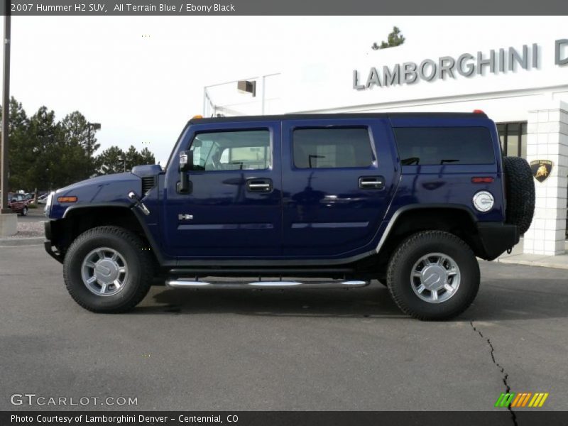 All Terrain Blue / Ebony Black 2007 Hummer H2 SUV