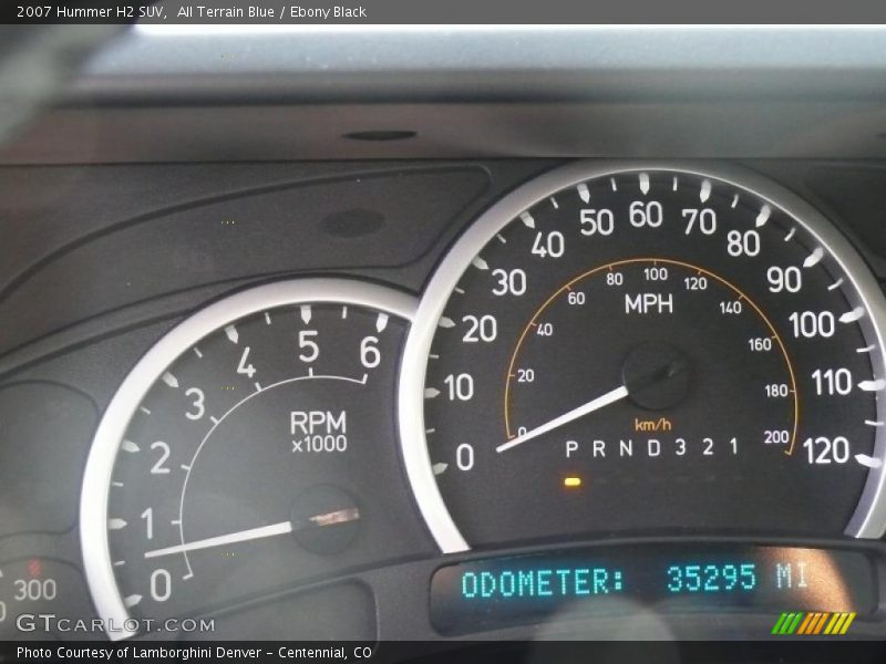 All Terrain Blue / Ebony Black 2007 Hummer H2 SUV