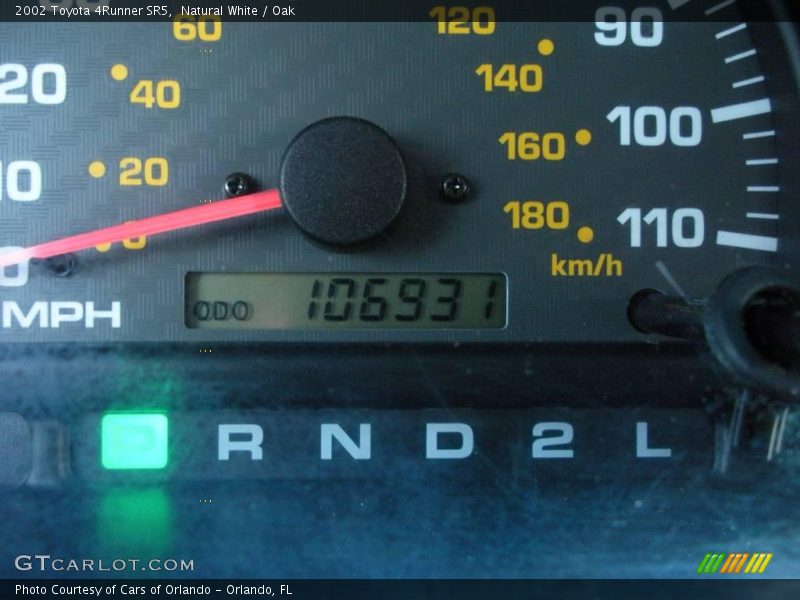 Natural White / Oak 2002 Toyota 4Runner SR5