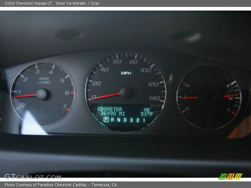 Silver Ice Metallic / Gray 2009 Chevrolet Impala LT