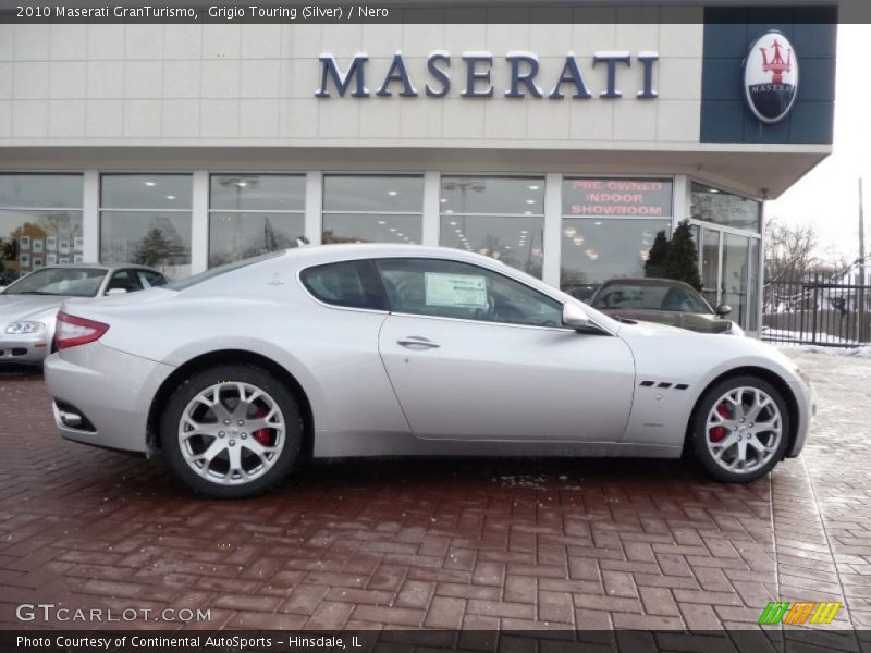 Grigio Touring (Silver) / Nero 2010 Maserati GranTurismo