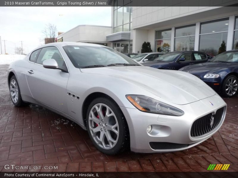 Grigio Touring (Silver) / Nero 2010 Maserati GranTurismo