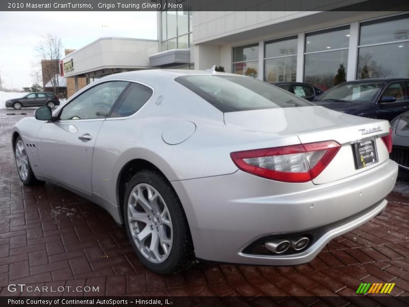 Grigio Touring (Silver) / Nero 2010 Maserati GranTurismo