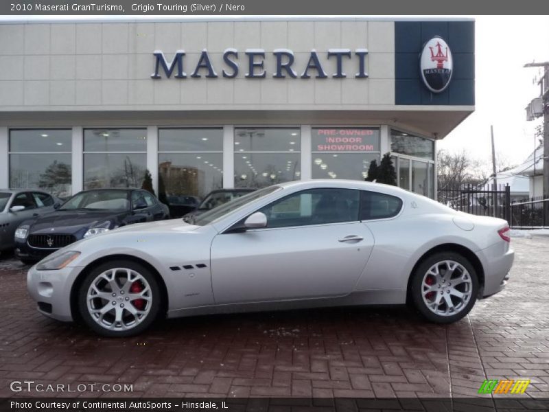 Grigio Touring (Silver) / Nero 2010 Maserati GranTurismo