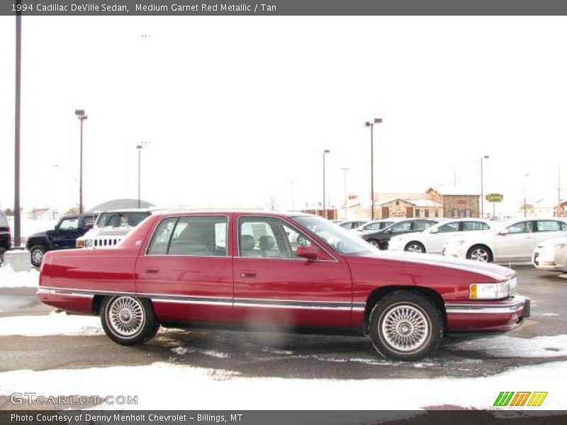 Medium Garnet Red Metallic / Tan 1994 Cadillac DeVille Sedan