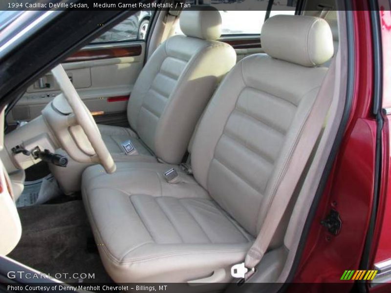 Medium Garnet Red Metallic / Tan 1994 Cadillac DeVille Sedan