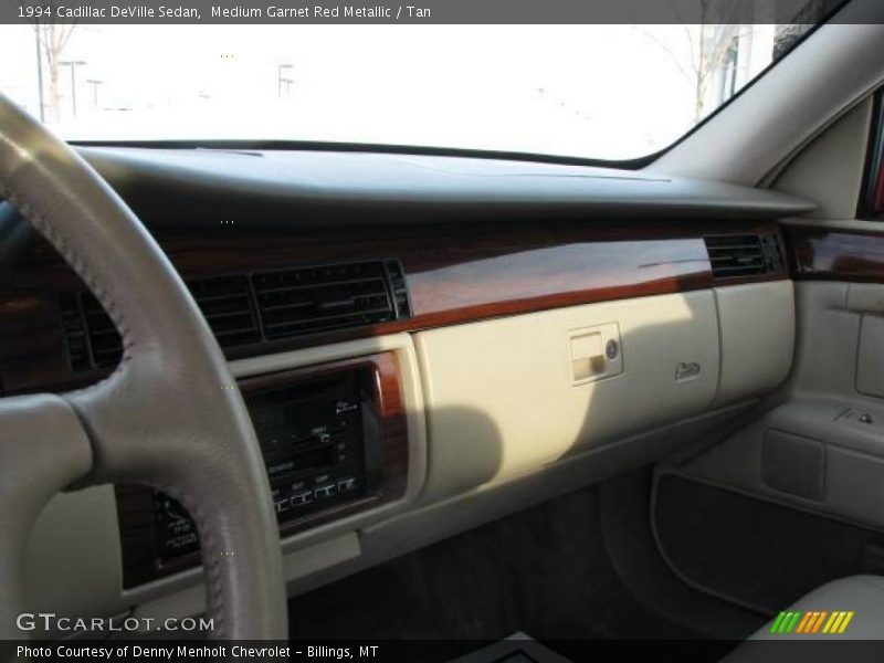 Medium Garnet Red Metallic / Tan 1994 Cadillac DeVille Sedan