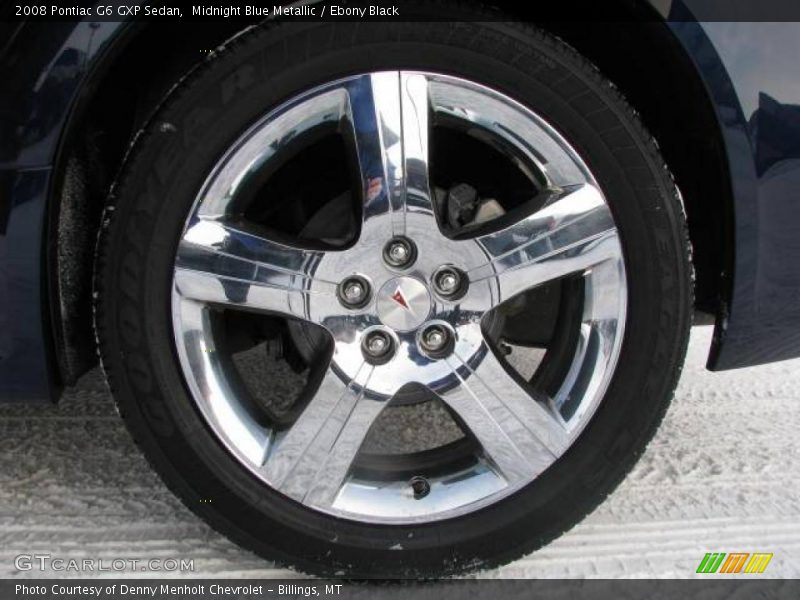 Midnight Blue Metallic / Ebony Black 2008 Pontiac G6 GXP Sedan