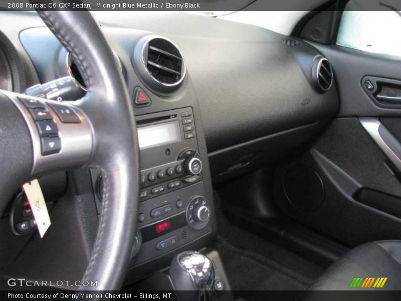 Midnight Blue Metallic / Ebony Black 2008 Pontiac G6 GXP Sedan