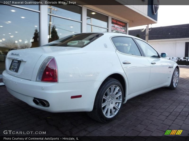 Eldorado White / Beige 2007 Maserati Quattroporte