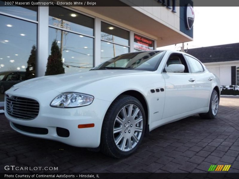 Eldorado White / Beige 2007 Maserati Quattroporte