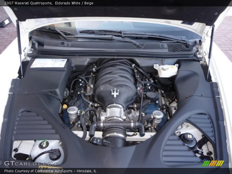 Eldorado White / Beige 2007 Maserati Quattroporte