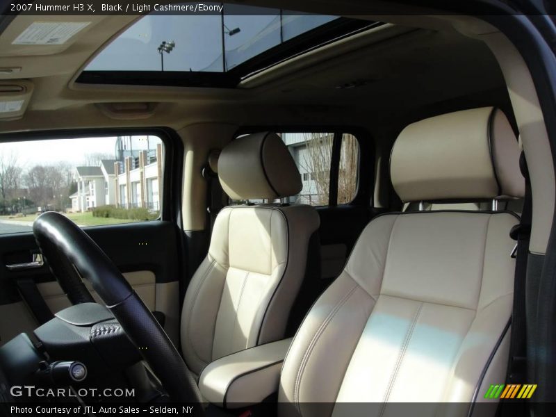 Black / Light Cashmere/Ebony 2007 Hummer H3 X