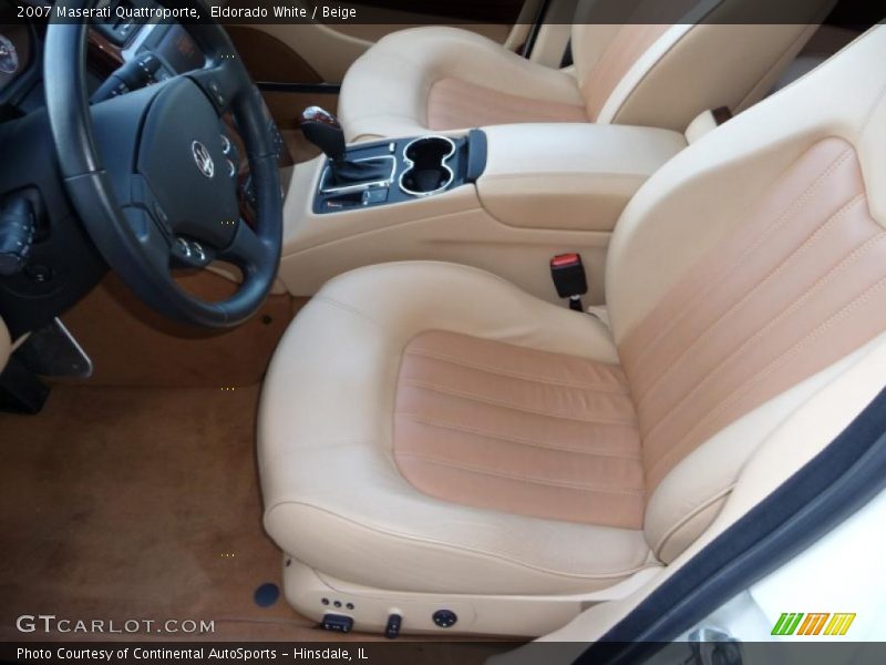 Eldorado White / Beige 2007 Maserati Quattroporte