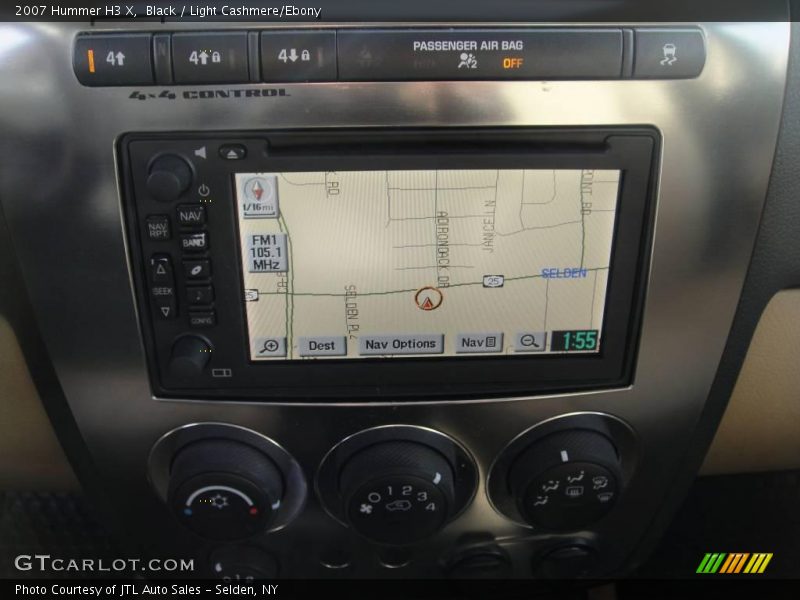 Black / Light Cashmere/Ebony 2007 Hummer H3 X