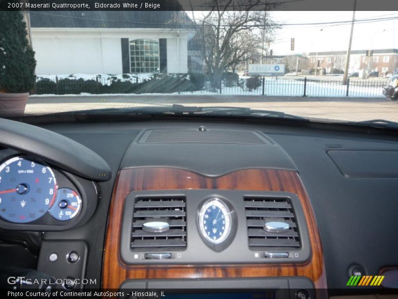 Eldorado White / Beige 2007 Maserati Quattroporte