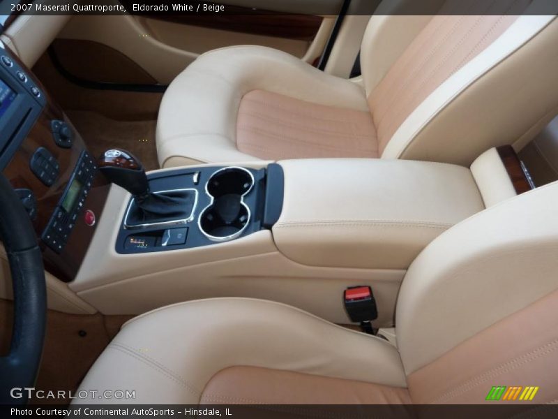 Eldorado White / Beige 2007 Maserati Quattroporte