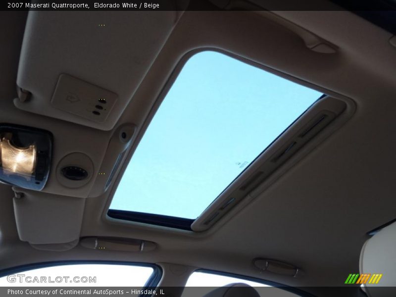 Eldorado White / Beige 2007 Maserati Quattroporte