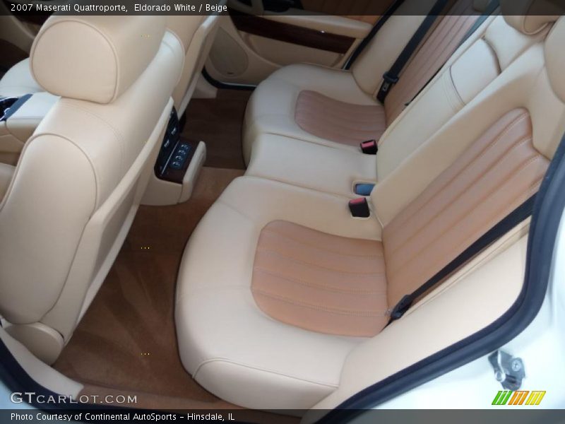 Eldorado White / Beige 2007 Maserati Quattroporte