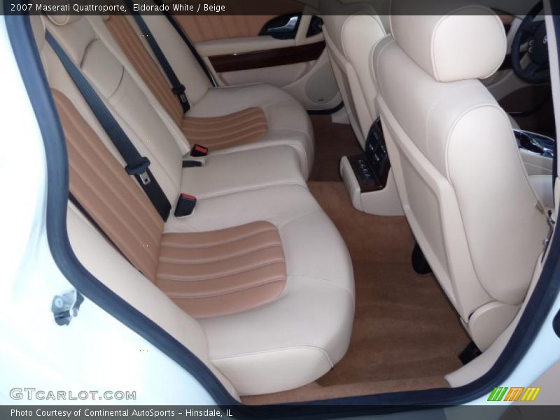 Eldorado White / Beige 2007 Maserati Quattroporte