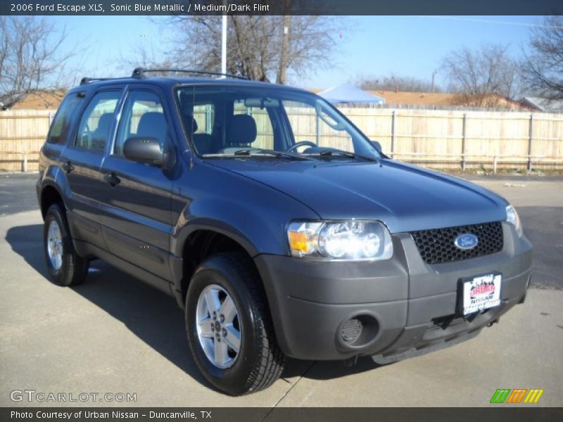 Sonic Blue Metallic / Medium/Dark Flint 2006 Ford Escape XLS